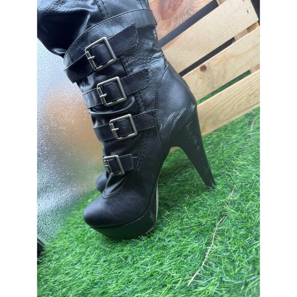 Life Stride -Black Riding Boots- Size 7.5W - Picture 5 of 9